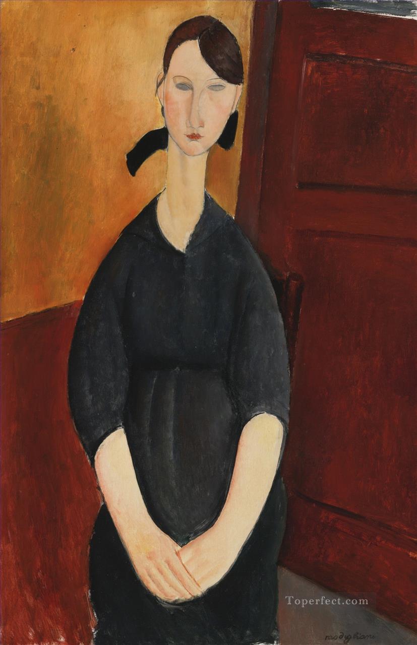 young woman 2 Amedeo Modigliani Oil Paintings
